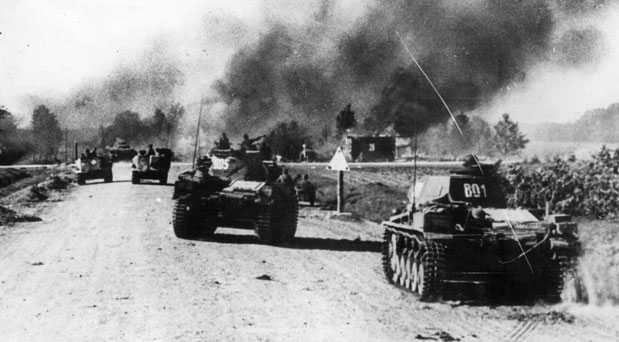 1941 - Vilarejo russo em chamas