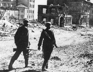 Barco Soldados alemães em Stalingrado